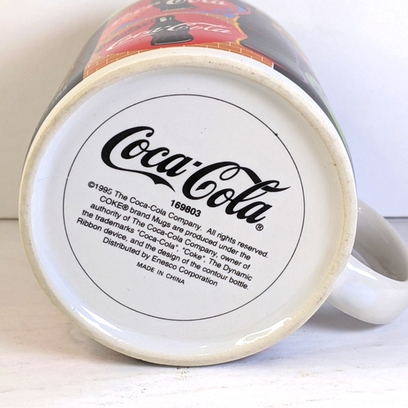 Vintage 1995 Coca-Cola "Always Happening, Always Coca-Cola" Coffee Mug - Picture 5 of 6